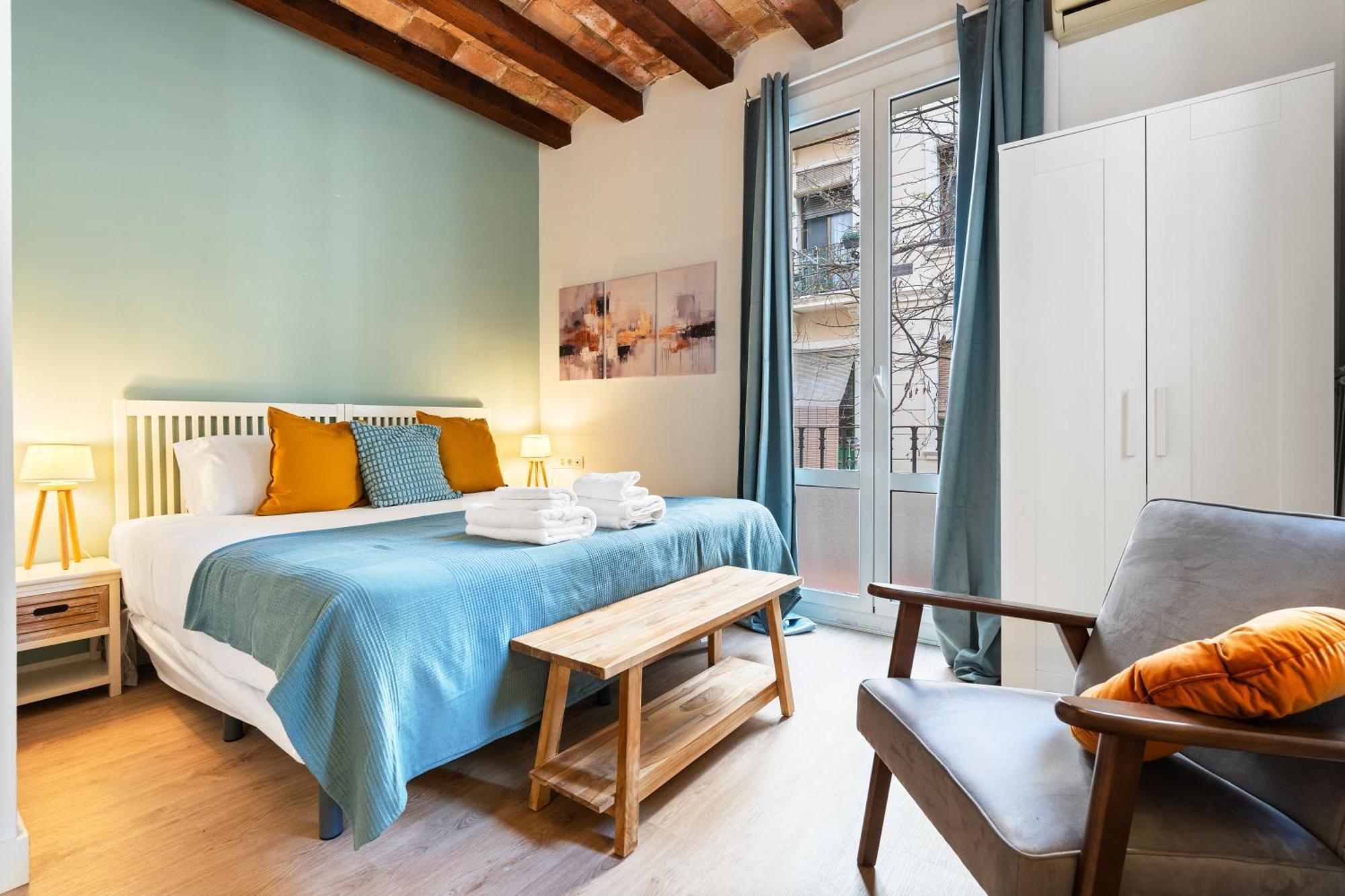 Lodging Apartments Beach Studio P1 برشلونة المظهر الخارجي الصورة